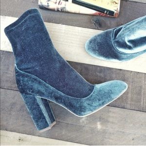 Sam Edelman Calexa Velvet Sock Bootie